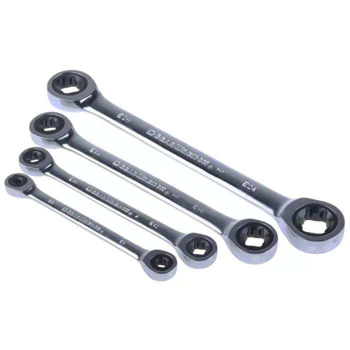 GEARWRENCH 4-Piece Spanner Set E6xE8-E20xE24 Steel, KE004-YBIJ