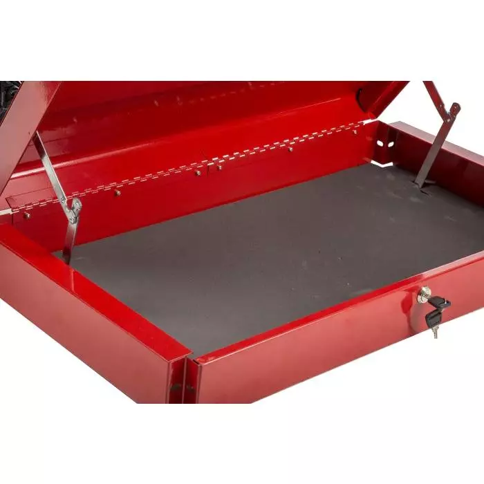 RS PRO 2 drawer WheeledTool Trolley, 985mm x 410mm x 815mm Model No 8517581