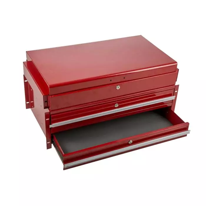 RS PRO 2 drawer WheeledTool Trolley, 985mm x 410mm x 815mm Model No 8517581