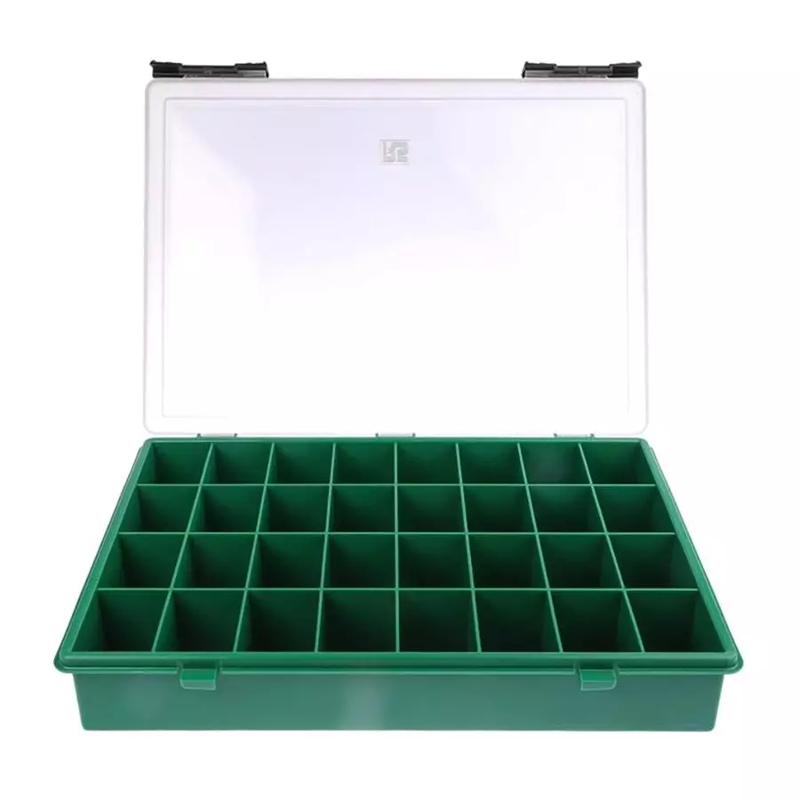 rs-pro-32-cell-green-pp-compartment-box-57mm-x-338mm-x-260mm-model-no-515603
