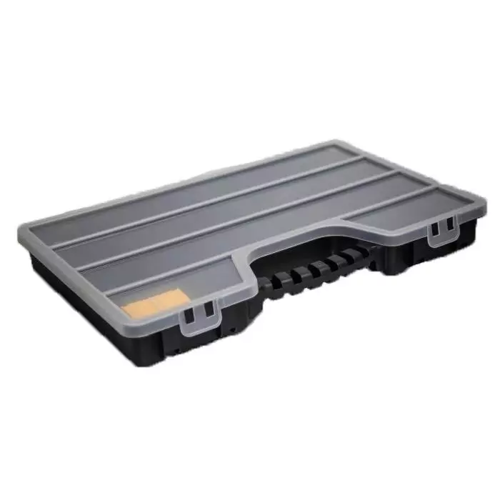 RS PRO 17 Cell Black, Transparent PP, Adjustable Compartment Box, 60mm x 510mm x 330mm Model No 4350191