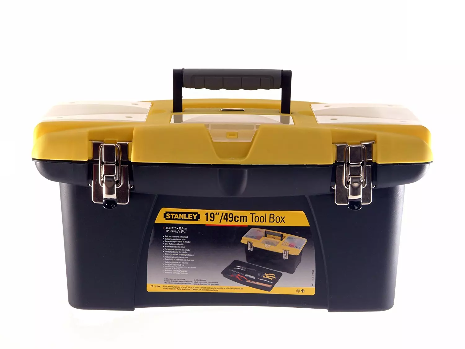 STANLEY 19 Inch Plastic Tool Box, 1-92-906