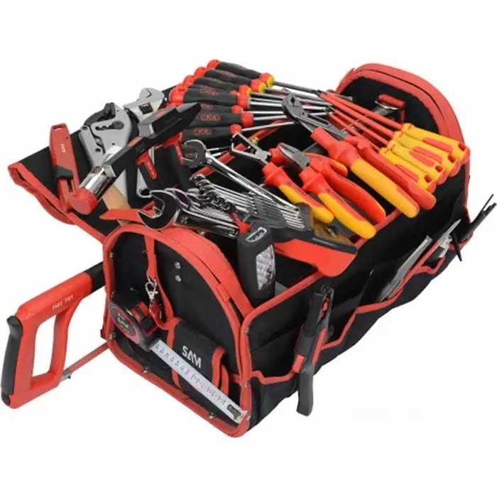 Sam Electricians Maintenance Kit Tool 67 Piece with Bag VDE Approved, CPP-67BAG