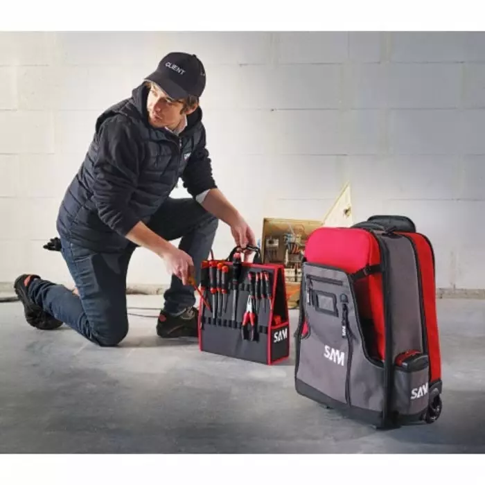 Sam Maintenance Tool Kit 100 Piece with Bag VDE Approved, CP-100-BAG5N