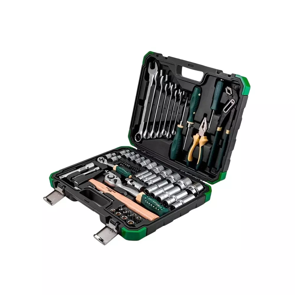Rock Force Tool Kit Set 4 - 32 mm Head Range 6.35 & 12.7 mm (1/4 & 1/2 inch), RF-4742-5 (Pack of 74 Pcs)