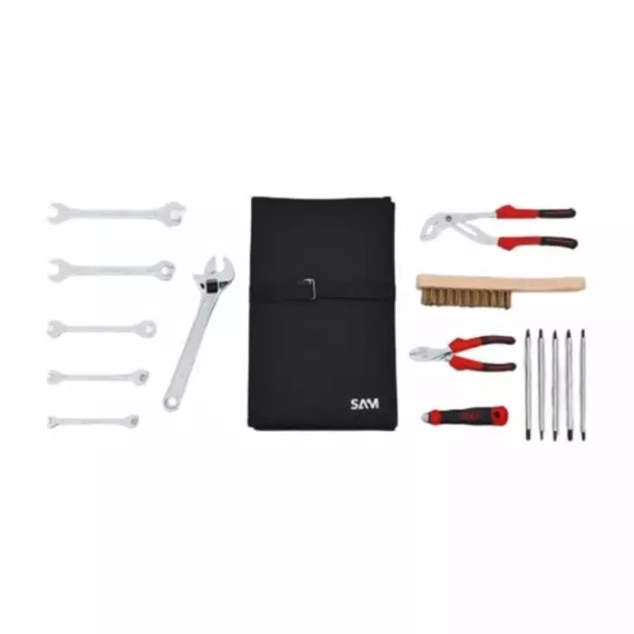 Sam Tool Kit 15 Piece with Pouch, CP-15SC