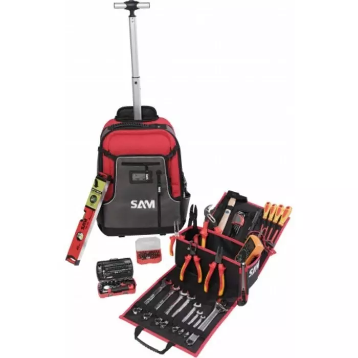 Sam Electrician Tool Kit 111 Piece with Case VDE Approved, CP-ELEC2