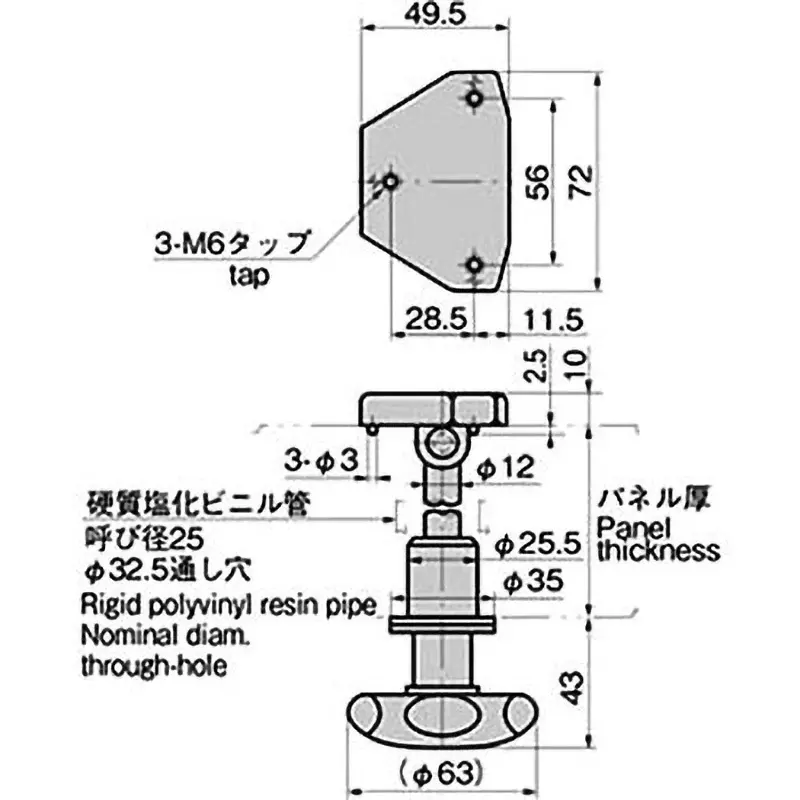 TAKIGEN Emergency Escape Catch Zinc Alloy, FA-602S-3-2