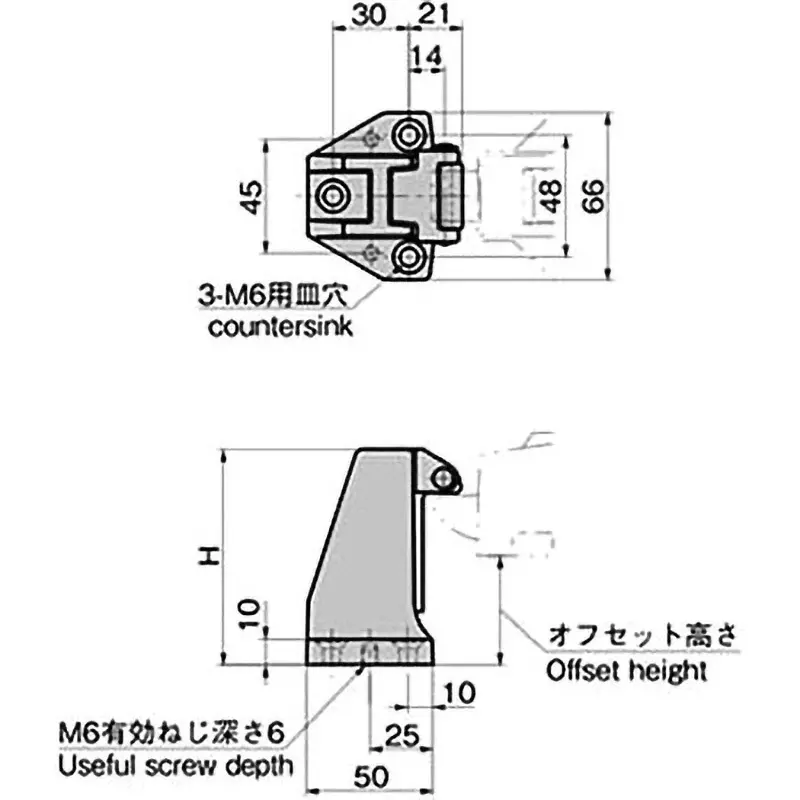 TAKIGEN Receptacle Horizontal Type Zinc Alloy 260 g for FA-603, FA-603S-P-1