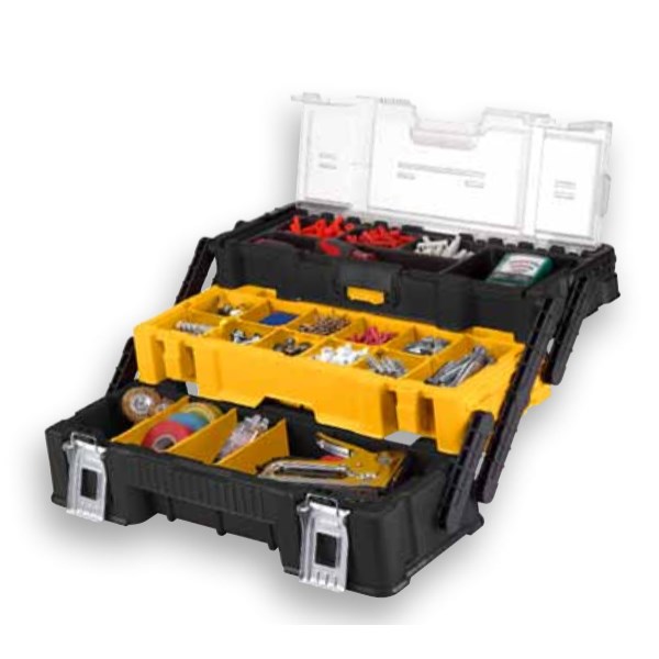 Buy JCB 3 tray cantilever organizer tool box 530x200x230mm 22025091 Online in India at Best Prices