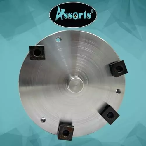 Assorts Back Plate Tool Steel & Alloy Steel 125 mm with Relevant 3xTnuts +Bolts for Rotary Tables