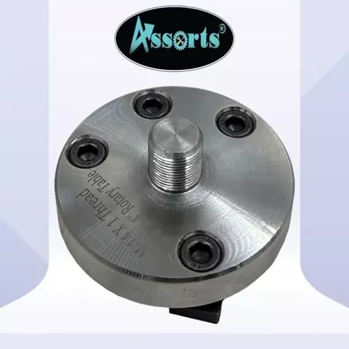 Assorts Back Plate Alloy Steel 65 mm 3 Jaw for 3 & 4 Inch Regular & Tilting Rotary Tables