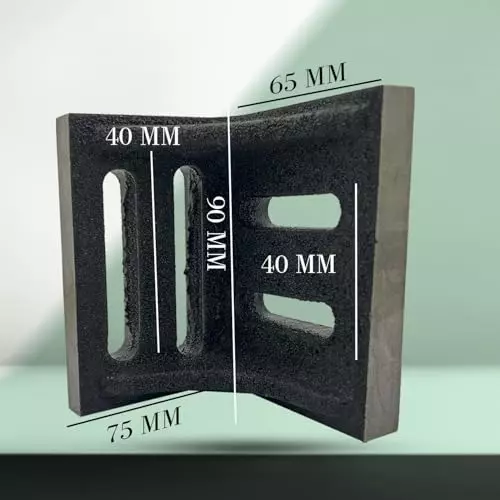 Assorts Slotted Webbed Angle Plate Cast Iron Big 75x55x55 mm