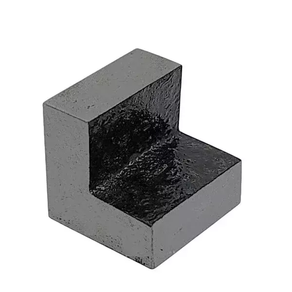 A.D INTERNATIONAL Cast Iron Solid Webbed Angle Plate Ground Finish Size 1x1x1 inch for Clamping, Work Holding, 0V-IFUW-R4TU (Pack of 3)