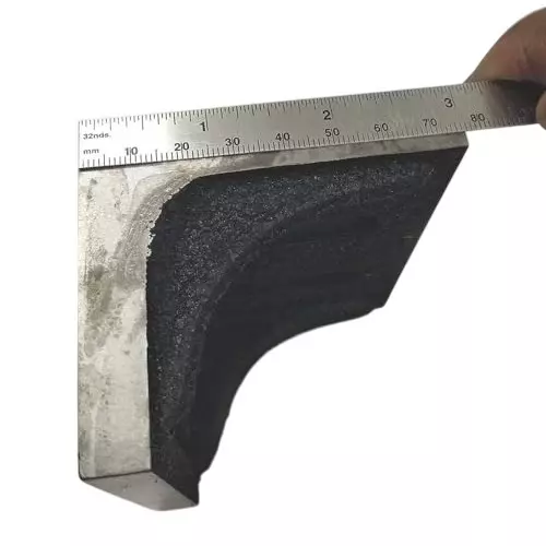 Buyohlic International Cast Iron Stress Relieved Slotted Webbed Angle Plate Size 2-1/8 inch x 3 inch x 2-1/8 inch (75 x 55 x 55 mm), VH-88T4-ZBY1