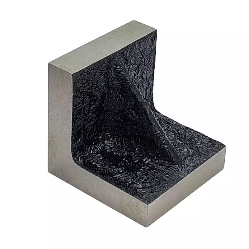 A.D INTERNATIONAL Cast Iron Solid Webbed Angle Plate Ground Finish Size 2x2x2 inch for Clamping, Work Holding, Z4-0OBW-0DSZ