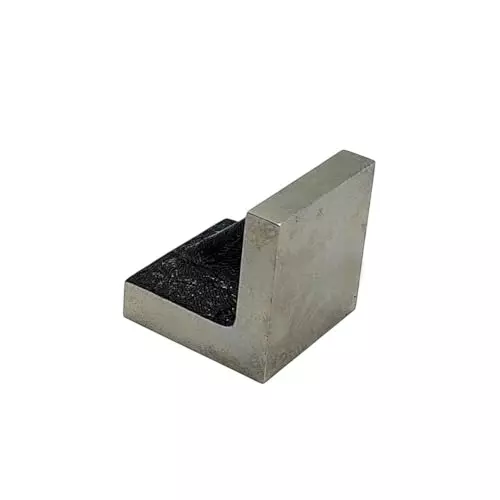 A.D INTERNATIONAL Cast Iron Solid Webbed Angle Plate Ground Finish Size 2x2x2 inch for Clamping, Work Holding, Z4-0OBW-0DSZ