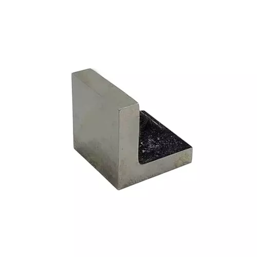A.D INTERNATIONAL Cast Iron Solid Webbed Angle Plate Ground Finish Size 2x2x2 inch for Clamping, Work Holding, Z4-0OBW-0DSZ