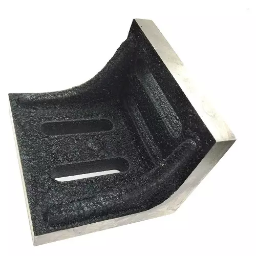 Buyohlic International Cast Iron Stress Relieved Slotted Webbed Angle Plate Size 3 inch x 3-1/2 inch x 2-1/2 inch (75 X 88 X 63 mm), 9W-NM49-4OTZ