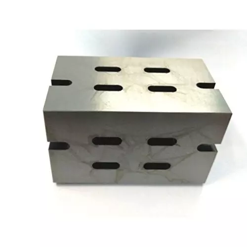 Assorts Quality Precision Graded Angle Plate Cast Iron Slotted 75x75x125 mm