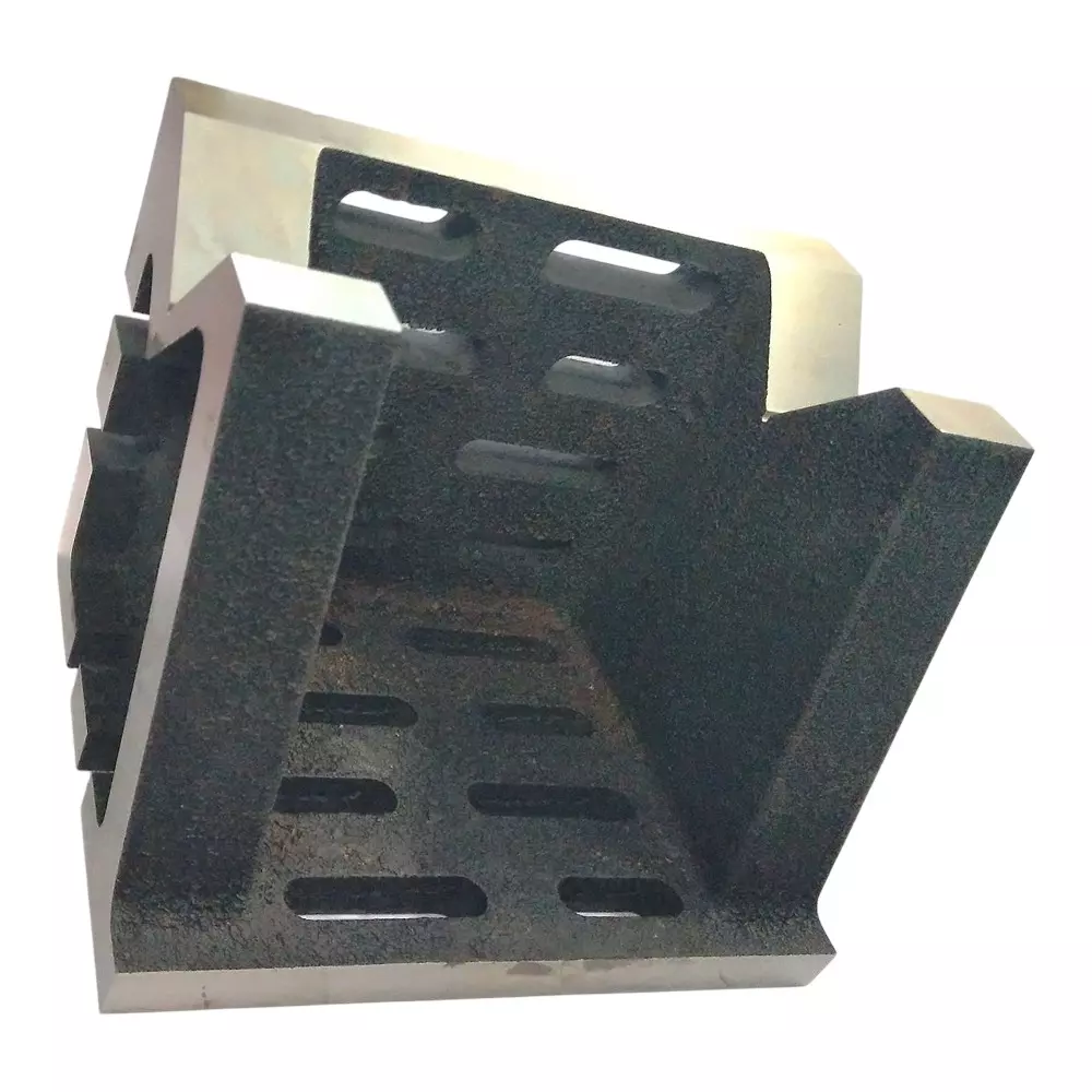 Assorts Quality Precision Graded Angle Plate Cast Iron Slotted 150x150x200 mm