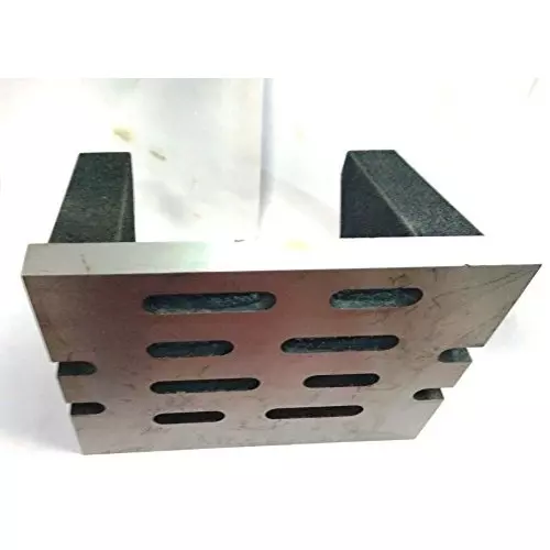 Assorts Quality Precision Graded Angle Plate Cast Iron Slotted 150x150x200 mm