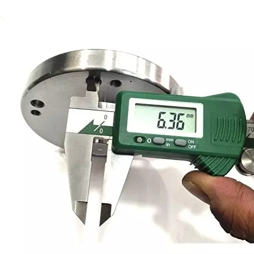 Assorts Back Plate Tool Steel & Alloy Steel 100 mm with Relevant 3xTnuts +Bolts for Rotary Tables