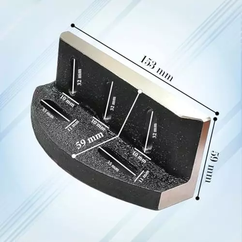 Assorts Angle Plate Cast Iron Slotted 150x58x58 mm