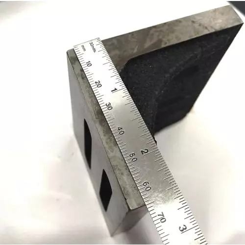 Assorts Slotted Webbed Angle Plate 75x55x55 mm Cast Iron (2-1/8x3x2-1/8 Inch)