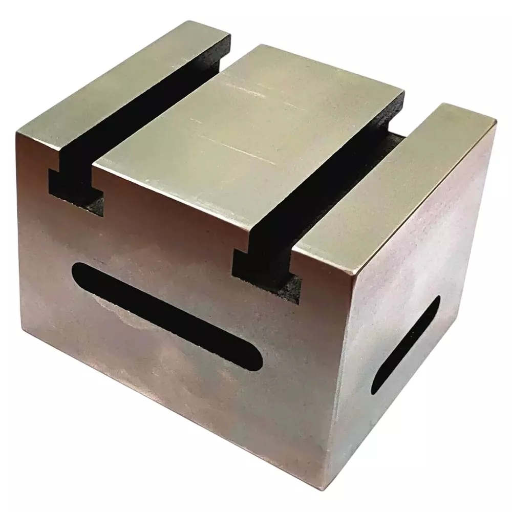 Assorts Box Type Angle Plate Cast Iron T Slot 100x85x60 mm (4x3-3/8x2-3/4 Inch)