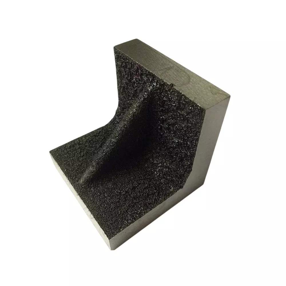 Assorts Solid Webbed Angle Plate Cast Iron 75x75x75 mm Size