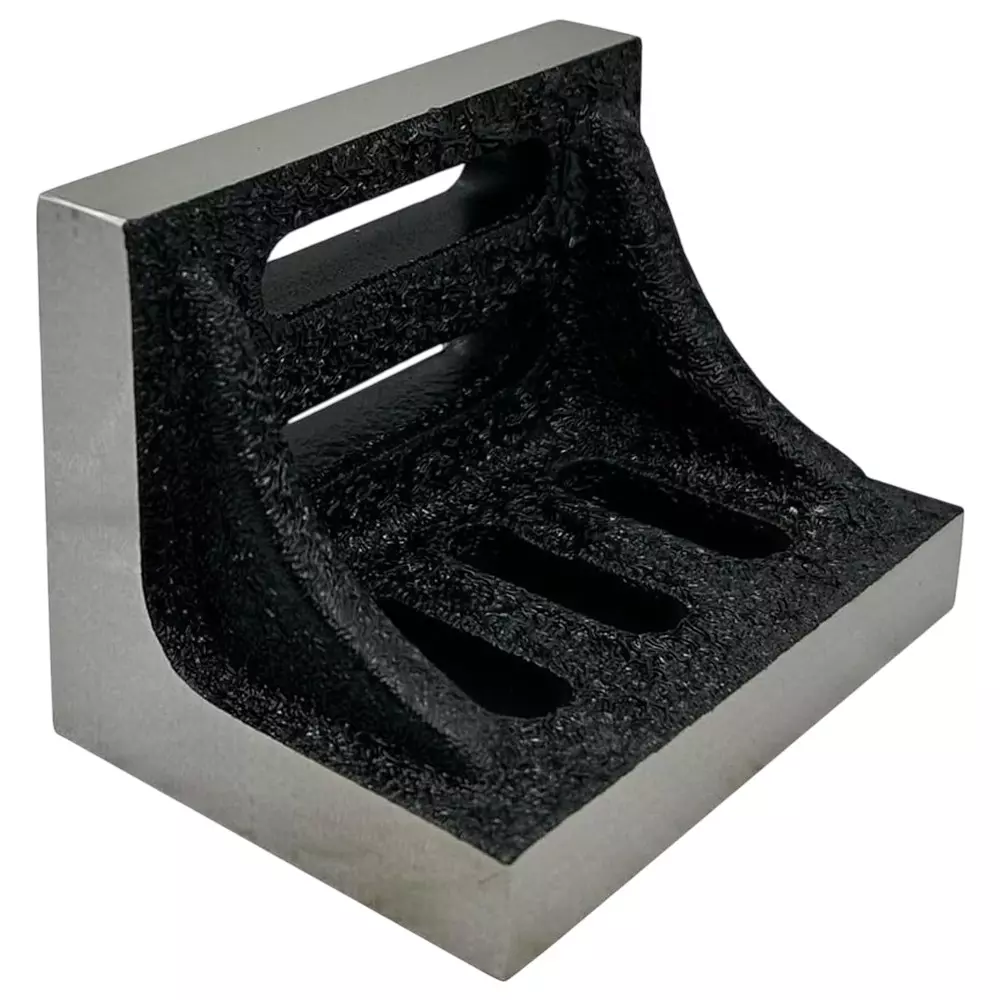 Assorts Slotted Webbed Angle Plate Cast Iron Small 75x55x55 mm