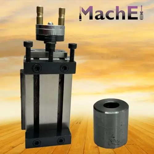 MachEl Z-Type Cast Iron Angle Plate for Mounting Mini Vertical Milling Slide on Mini Lathes