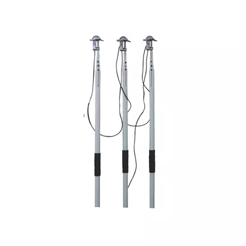 Metravi Three Phase Highly Insulated Frp Telescopic Earth/Discharge Rod Upto 132 kV Assembled Length 15 feet (4.57 m) (Set of 3)