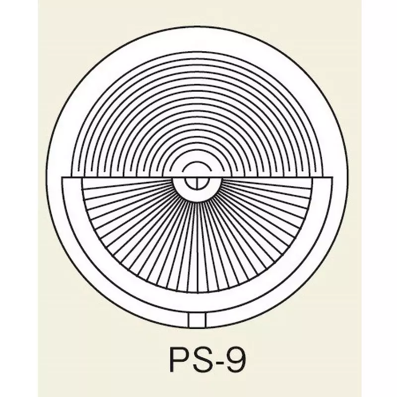 PEAK(Tokai Sangyo) Scale / Loupe Scale Plate Φ26 Outer Dia, PS-9