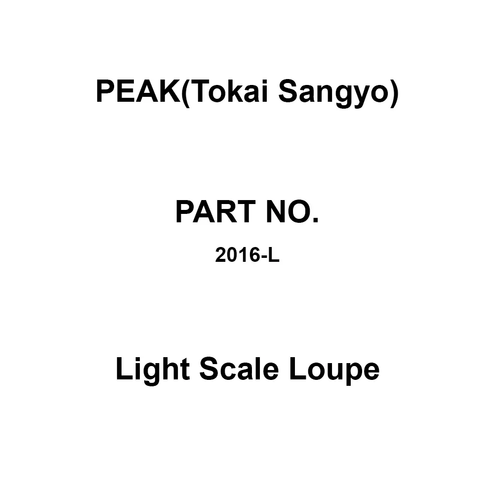 PEAK(Tokai Sangyo) Light Scale Loupe 15 Times Magnification, 2016-L