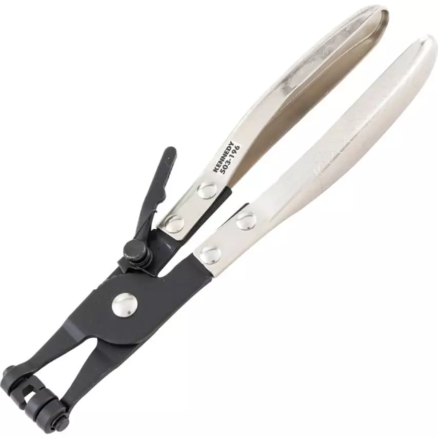 Kennedy Hose Clamp Pliers 215 mm Overall Length Steel For Flat Band Hose Clamp