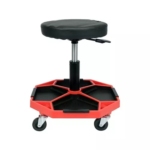 Yato Adjustable Tool Seat 420x420 mm Base Size and 410-550 mm Height for Garage, Workshops, YT-08793