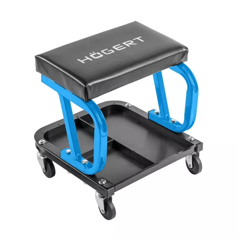 Hogert Technik Workshop Seat 130 Kg Maximum Load Capacity and Oil Resistant Vinyl Seat, HT7G561