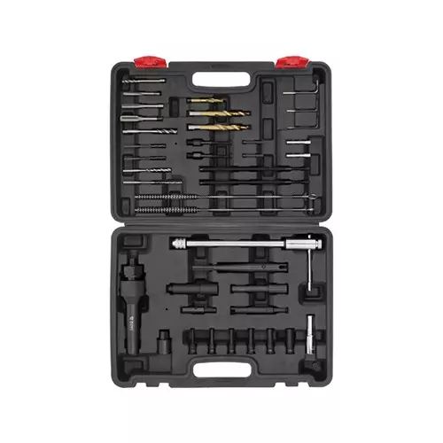Yato 40 Pcs Glow Plug Removal & Thread Repair Tool Set Made of CrV, HSS for Audi, VW, Mercedes-Benz, BMW, YT-05344