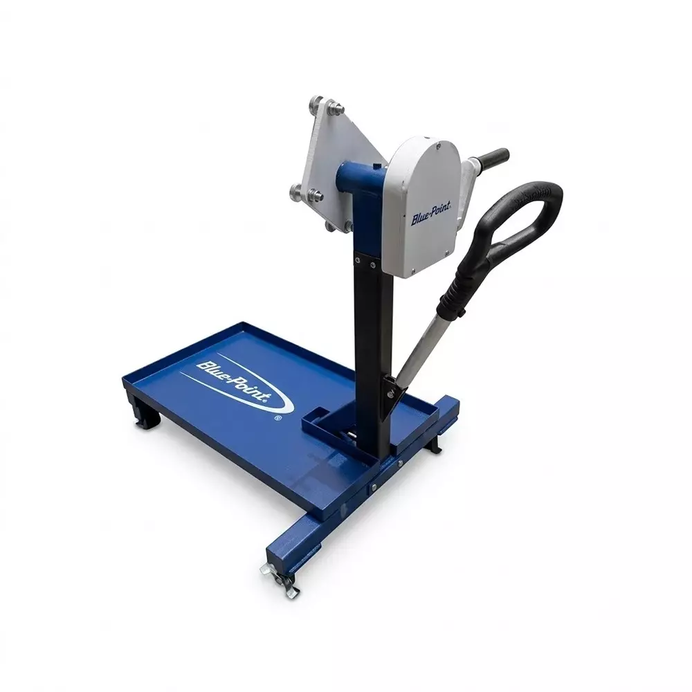 Blue-Point 500 Kg Load Capacity Engine Stand with Mattray Coating and Wheel Worm Gear Mechanism Design, BLPES05T