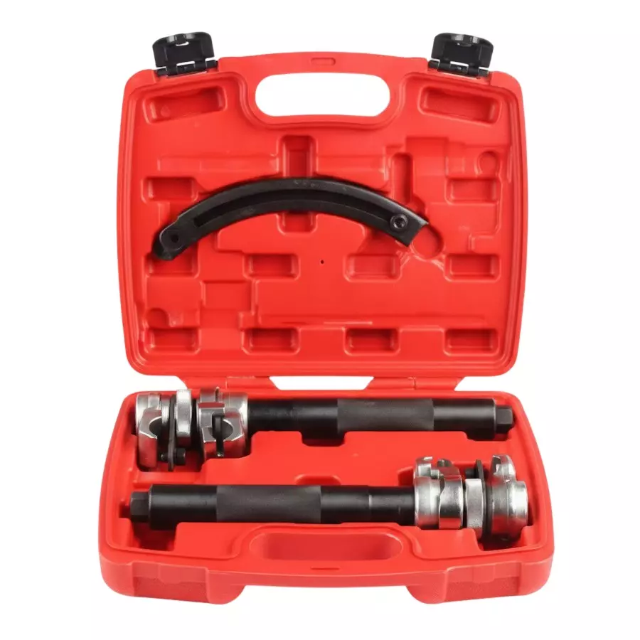 AGE TECH 3 Pcs Heavy Duty Spring Compressor Working Capacity: 23-280 mm for Use With 19 mm Socket or Wrench, YZ-6052