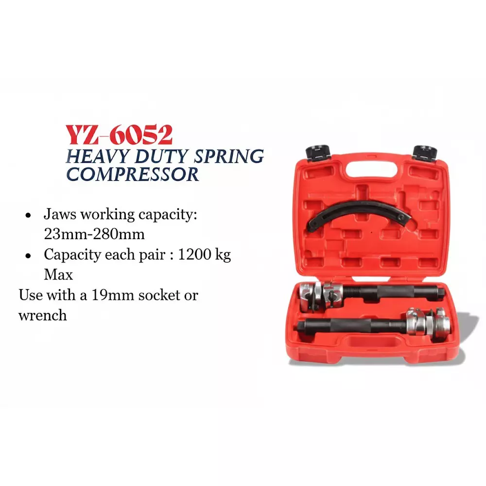 age-tech-3-pcs-heavy-duty-spring-compressor-working-capacity-23-280-mm-for-use-with-19-mm-socket-or-wrench-yz-6052