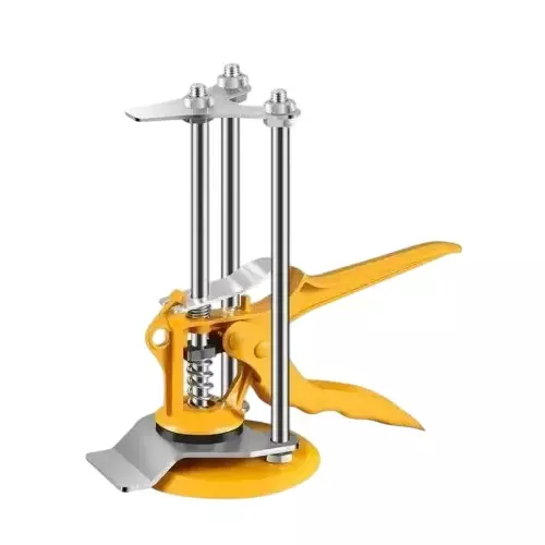 TileMaster Tile Lifting Adjuster Leveler Non-Magnetic High-Strength Alloy Steel Yellow & Silver 4 cm Size TM-145