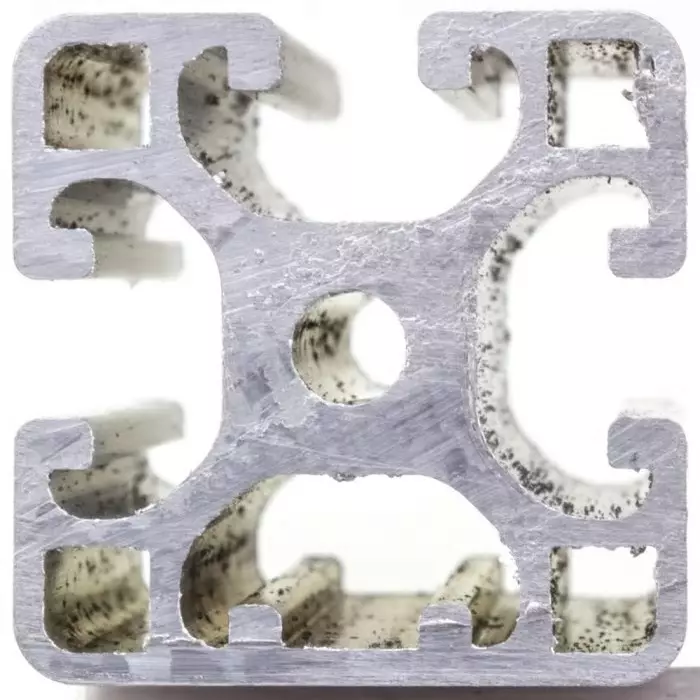 RS PRO Silver Aluminium Profile Strut 40 x 40 mm 8 mm Groove 2000 mm Length, 30407178