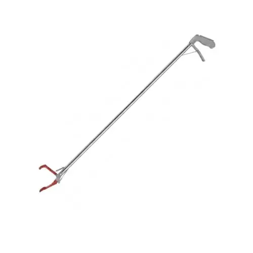 Efficacy 3 Feet (91.4 cm) Long Grabber Reacher Tool Stainless Steel Body Silver Color for Litter Pick, Trash Pick Up, Pick Up Reacher Tool, WI-SS-FRUIT-TONG-3ft
