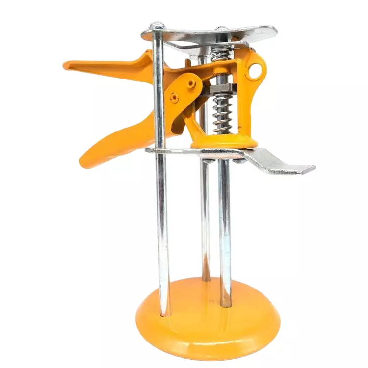 Catson Tile Lifter Height Adjuster Mason's Level Metal 10 cm Length Yellow (Pack of 2)