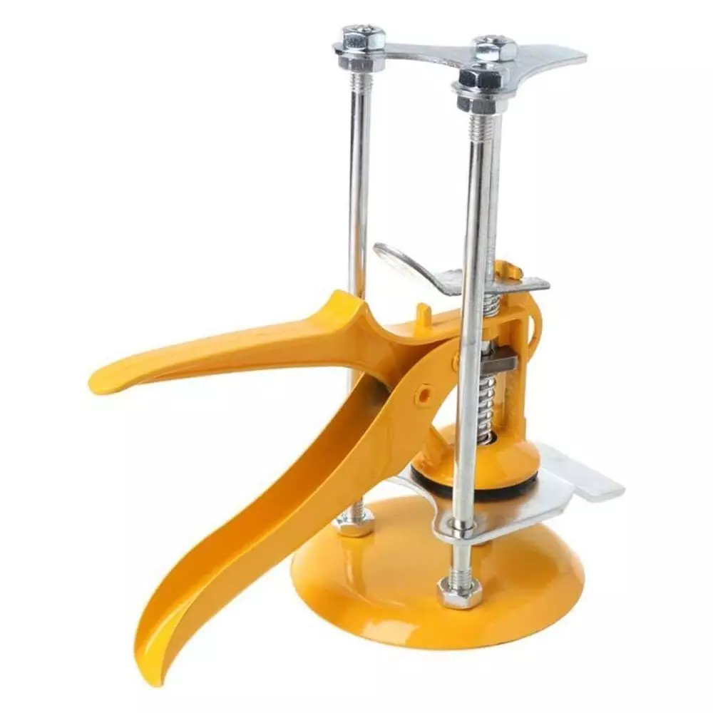 Catson Tile Lifter Height Adjuster Mason's Level Metal 10 cm Length Yellow (Pack of 2)