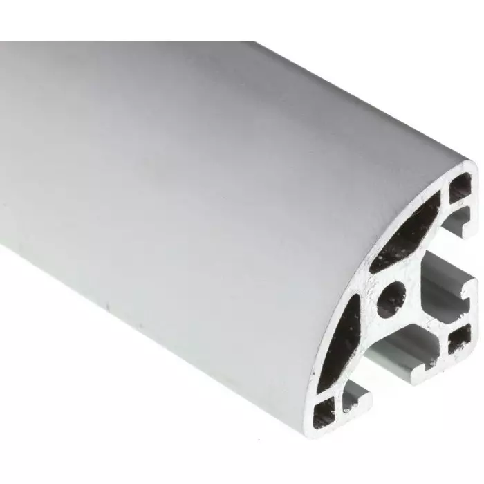RS PRO Silver Aluminium Profile Strut 30 x 30 mm 6 mm Groove 2000 mm Length, 30407171