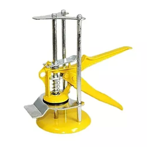 FLAMINGO ENTERPRISE Tile Lifting Adjuster Leveler High-Strength Alloy Steel Non-Magnetic 32 cm Yellow & Silver, FM-321